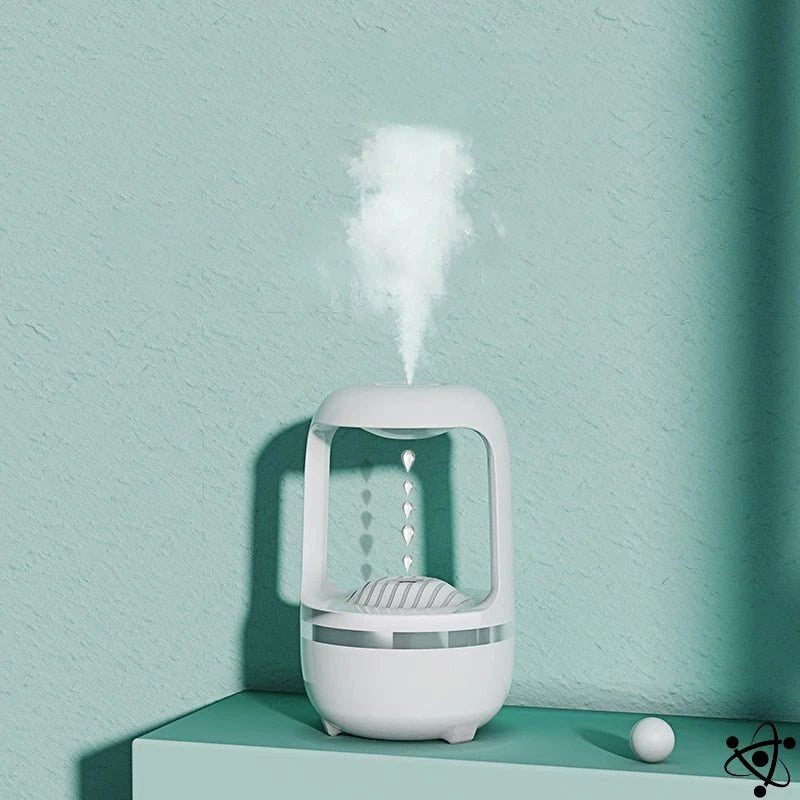 Anti-Gravity LED Lamp with Air Humidifier