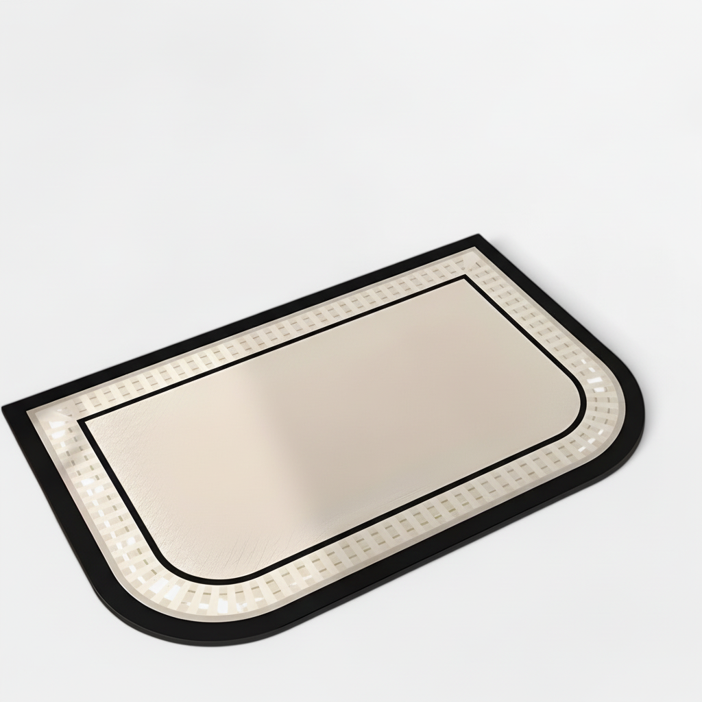 Non-Slip Soft Bath Mat in Neutral Design