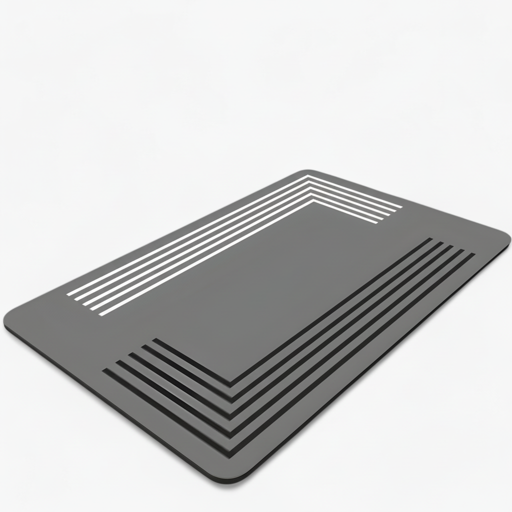 Non-Slip Soft Bath Mat in Neutral Design