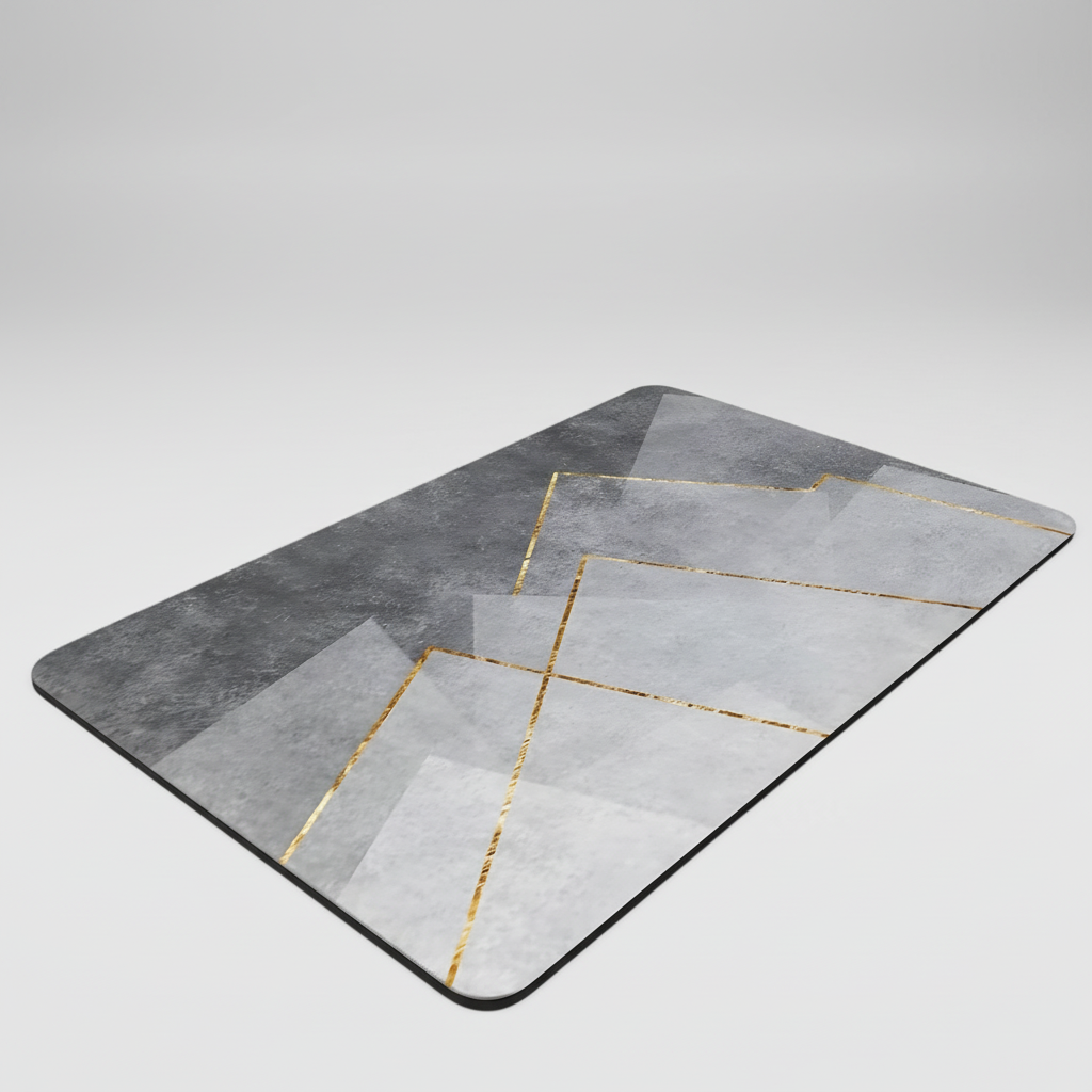 Non-Slip Soft Bath Mat in Neutral Design