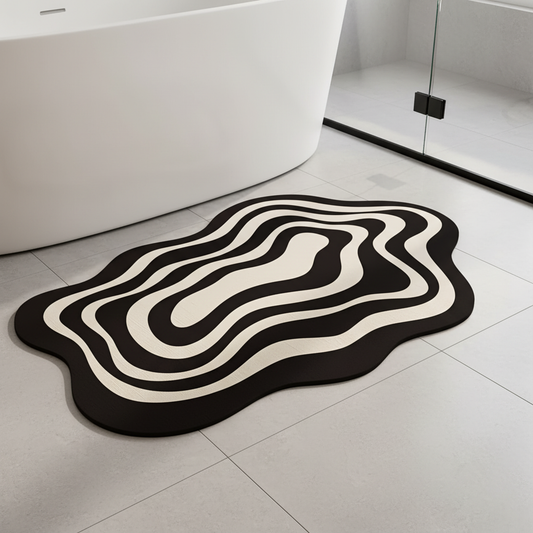 Anti-Slip Rubber Bath Mat for Instant Moisture Absorption