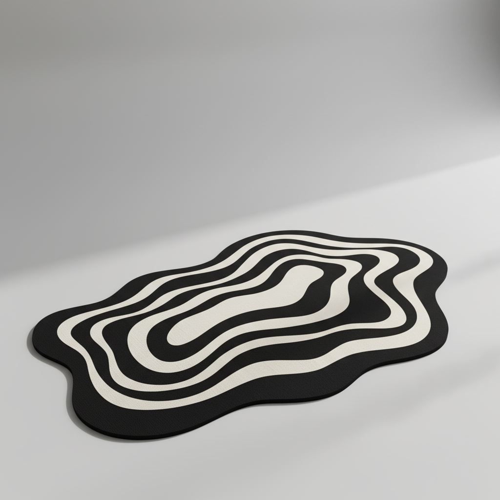 Anti-Slip Rubber Bath Mat for Instant Moisture Absorption