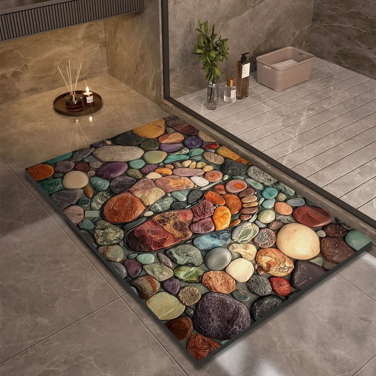 Diatomaceous Earth Quick-Dry Non-Slip Bath Mat