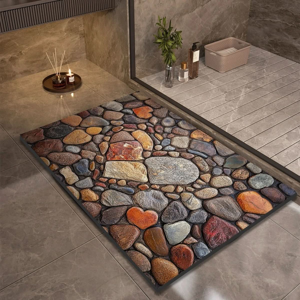 Diatomaceous Earth Quick-Dry Non-Slip Bath Mat