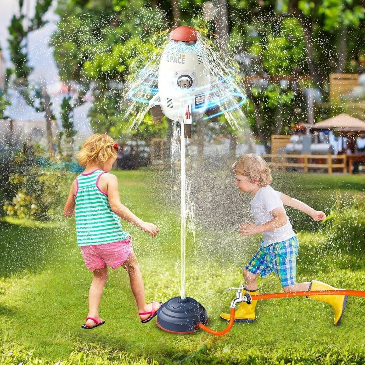 Rotating Water Toy for Endless Summer Garden Fun