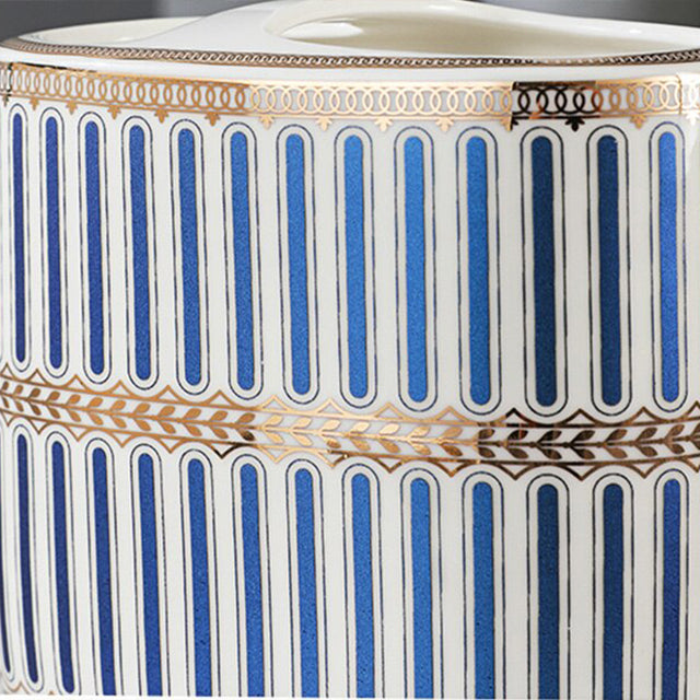 Luxury Art Deco Ceramic Bathroom Accessory Holder