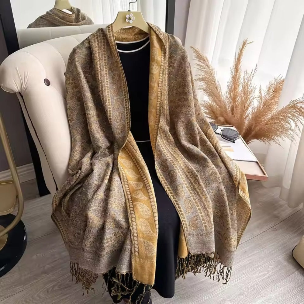 Lightweight Boho Bloom Shawl Scarf