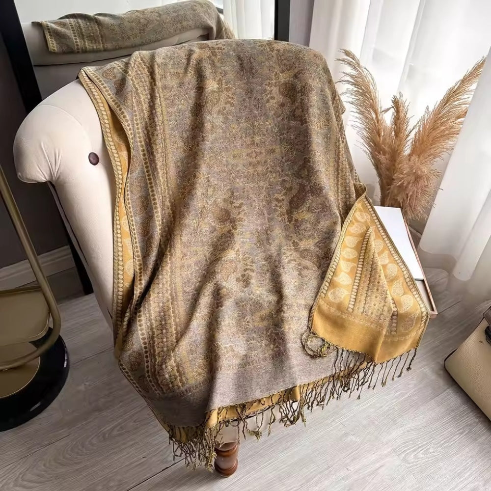 Lightweight Boho Bloom Shawl Scarf