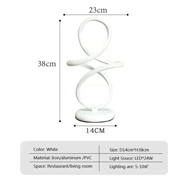 Modern Adjustable LED Table Lamp with Chic Design