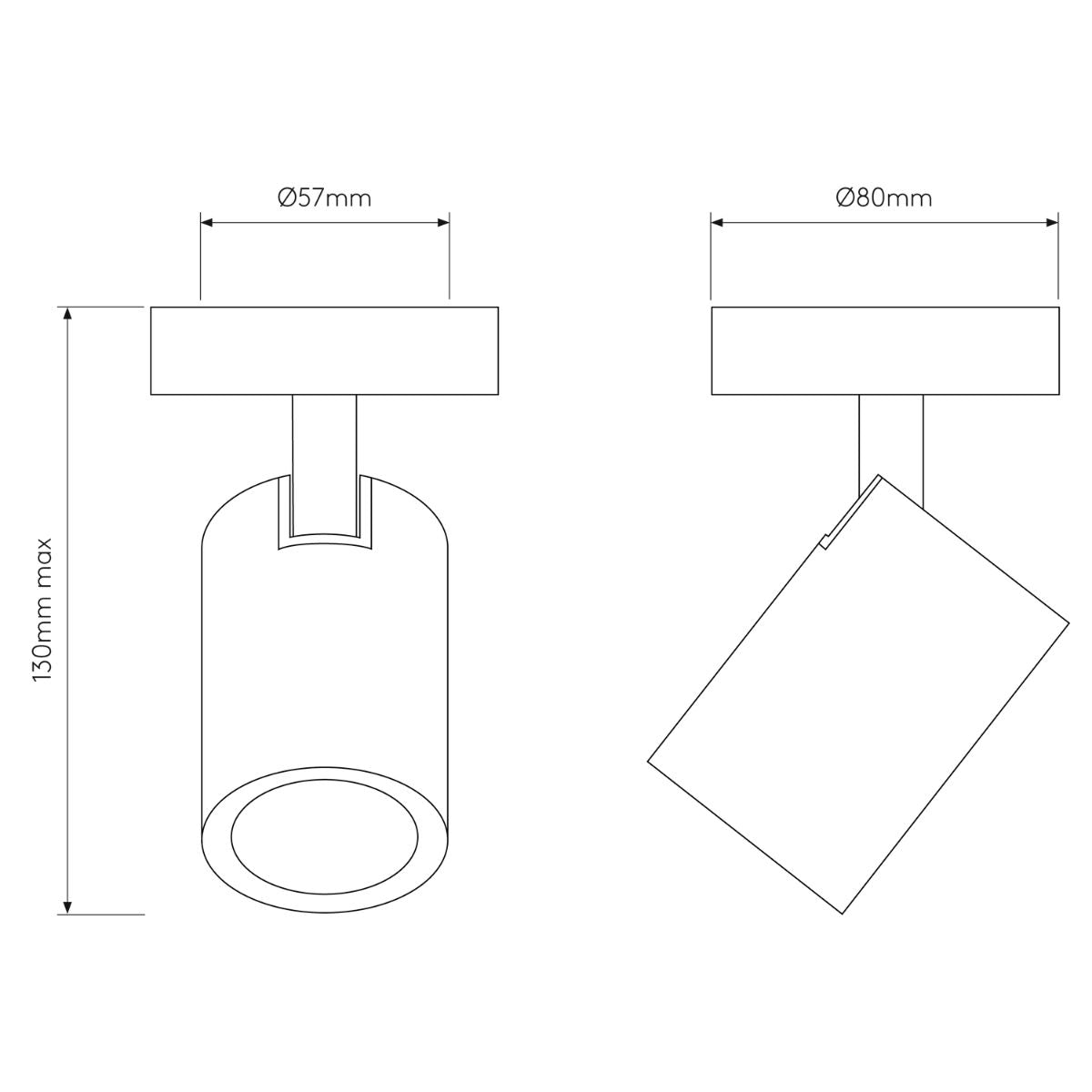 Adjustable LED Reading Lamp with Switch - Metal and Zinc Design