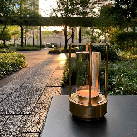 Wireless Crystal Glass Touch Control Table Lamp