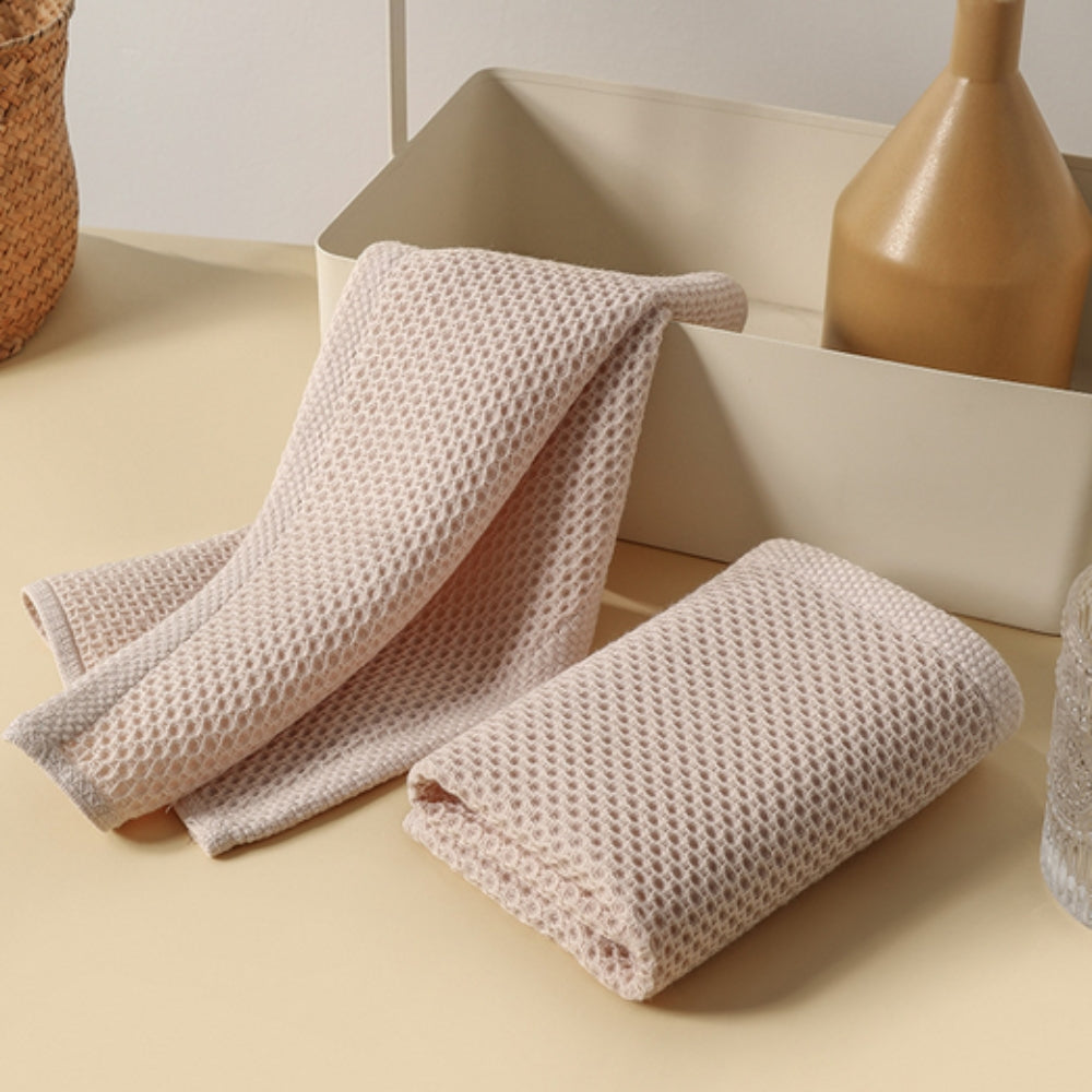 Ultra-Absorbent Honeycomb Hand Towels Set of 3