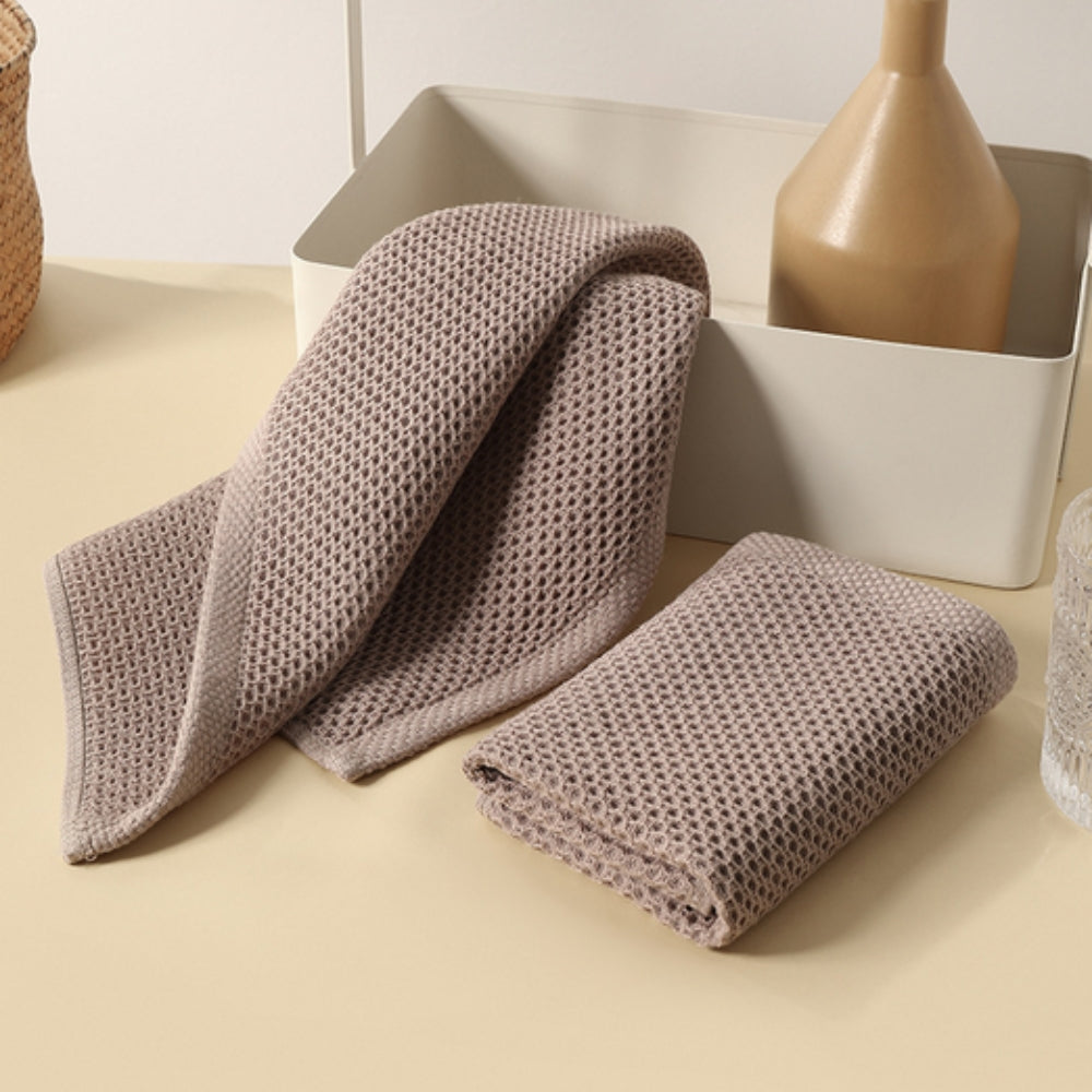 Ultra-Absorbent Honeycomb Hand Towels Set of 3