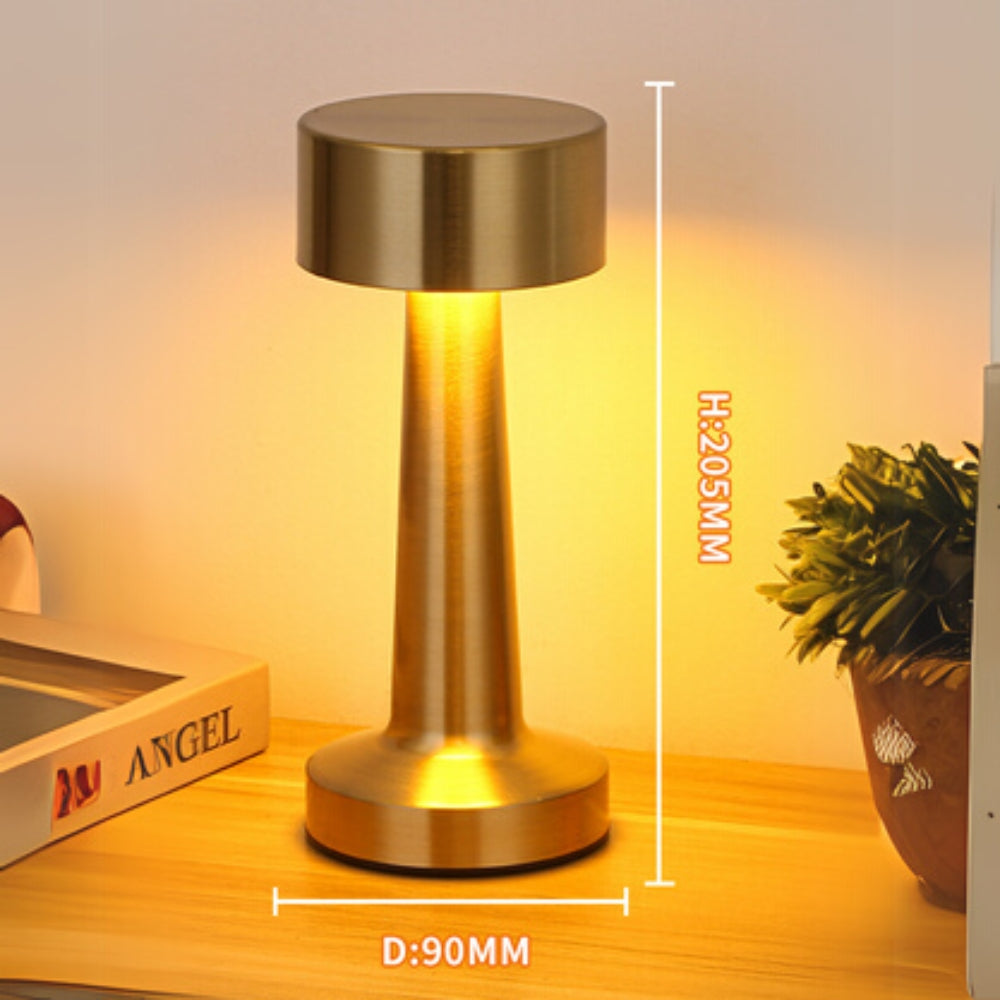 Portable Rechargeable LED Aluminium Desk Lamp with Touch Control