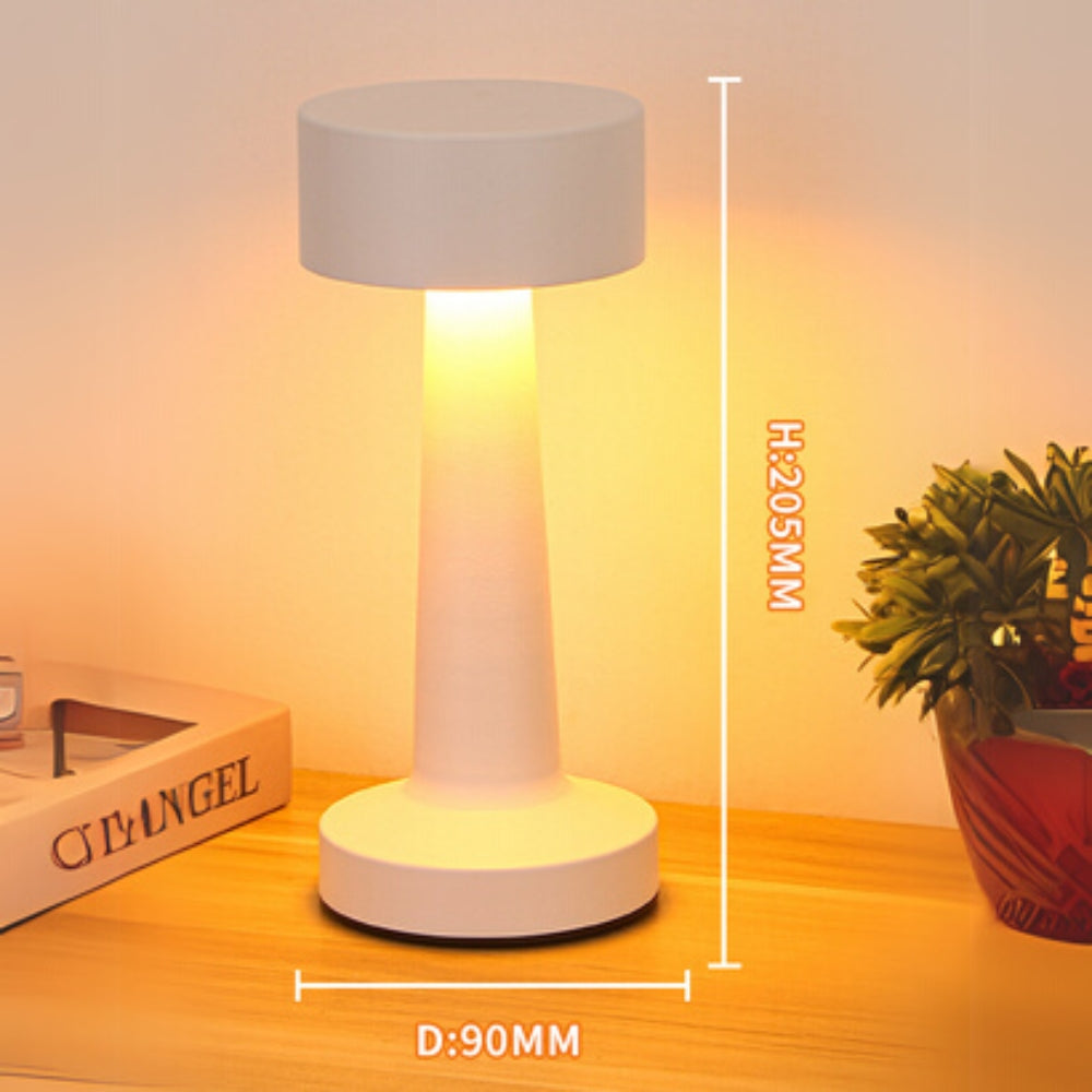 Portable Rechargeable LED Aluminium Desk Lamp with Touch Control