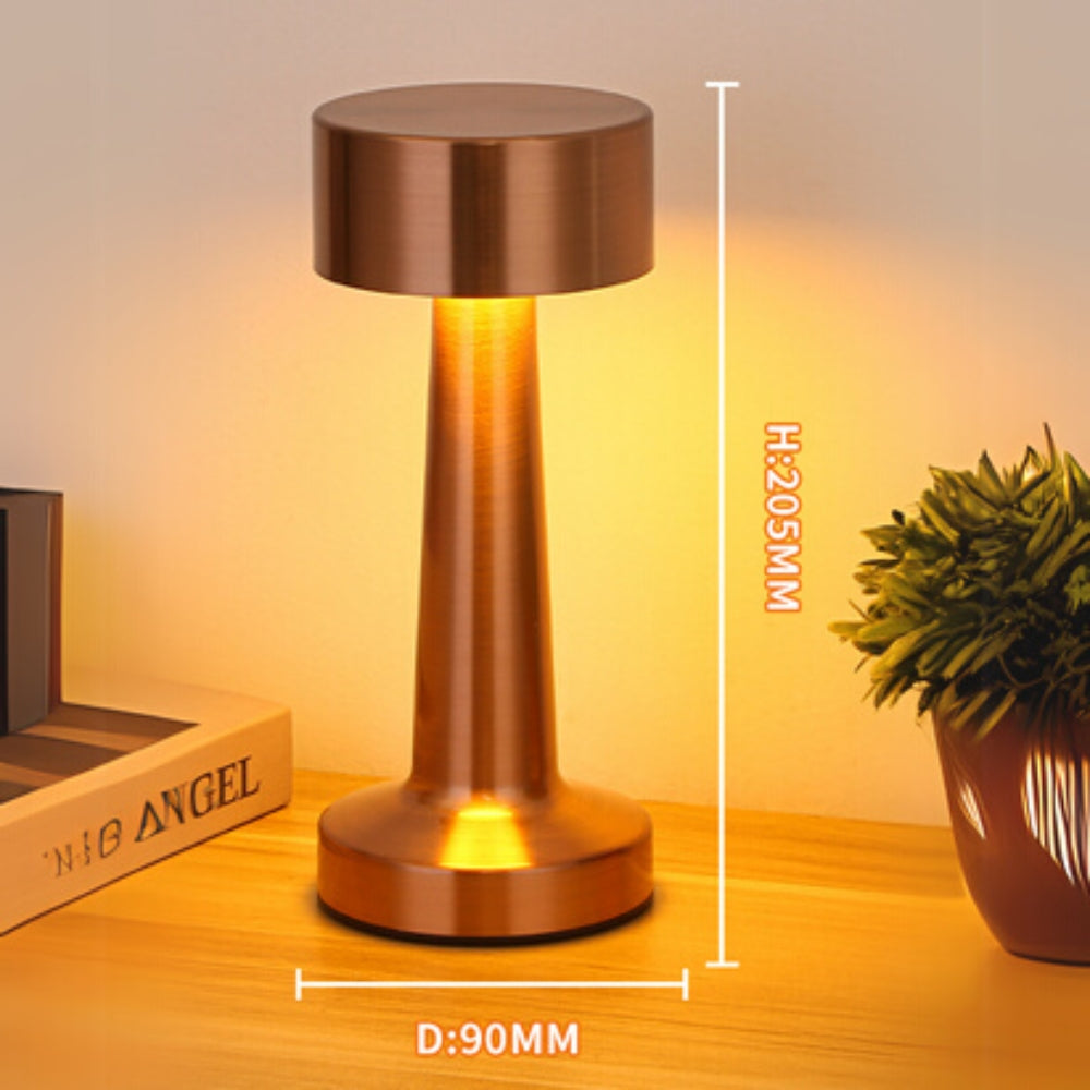 Portable Rechargeable LED Aluminium Desk Lamp with Touch Control