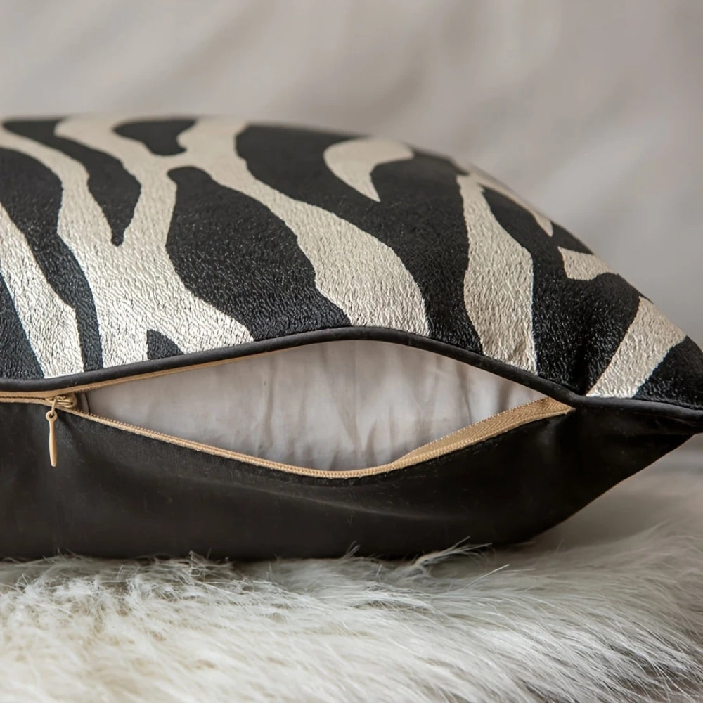 Luxury Microfiber Gilded Cushion Cover