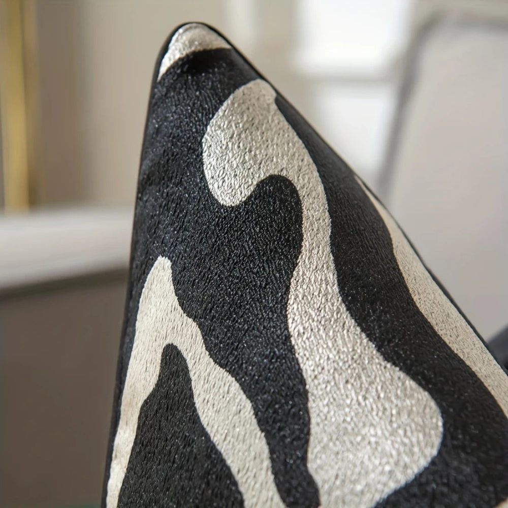 Luxury Microfiber Gilded Cushion Cover