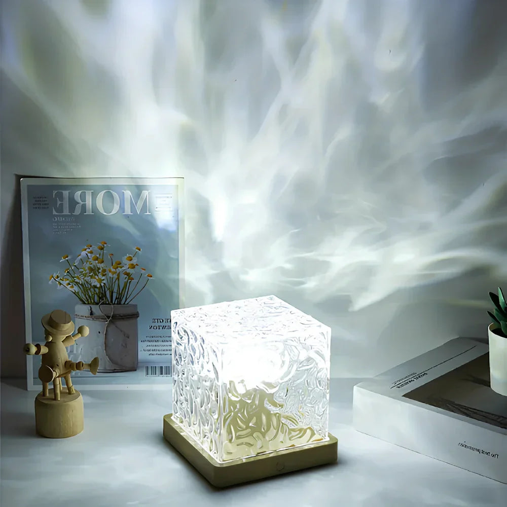 Colour-Changing LED Cube Mood Light with Remote Control