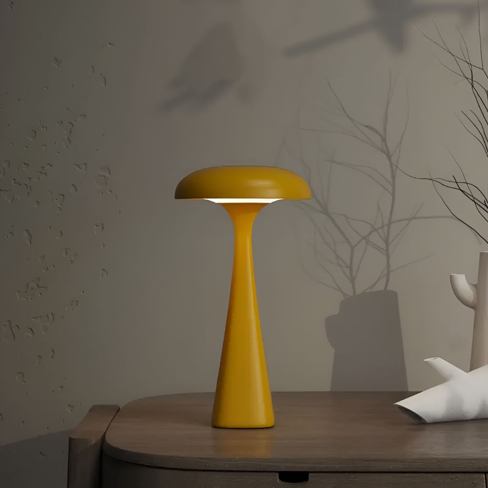 Jellyfish-Shaped Portable Desk Lamp with Adjustable Light
