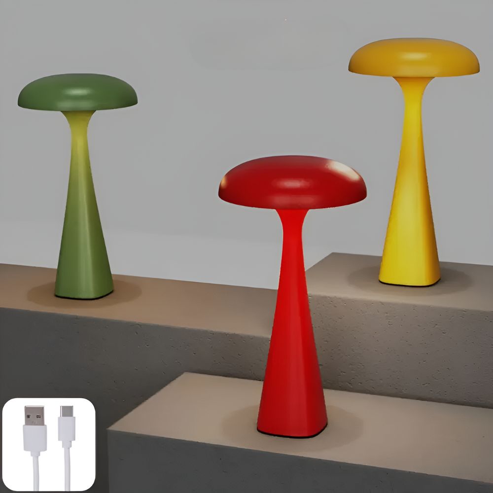 Jellyfish-Shaped Portable Desk Lamp with Adjustable Light