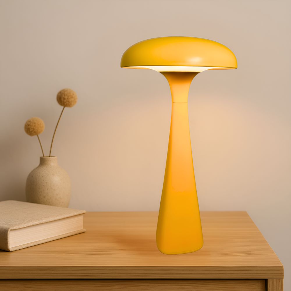 Jellyfish-Shaped Portable Desk Lamp with Adjustable Light