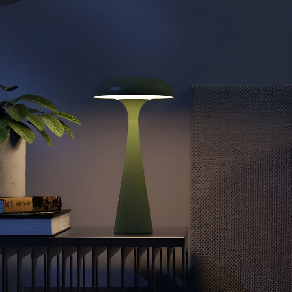 Jellyfish-Shaped Portable Desk Lamp with Adjustable Light