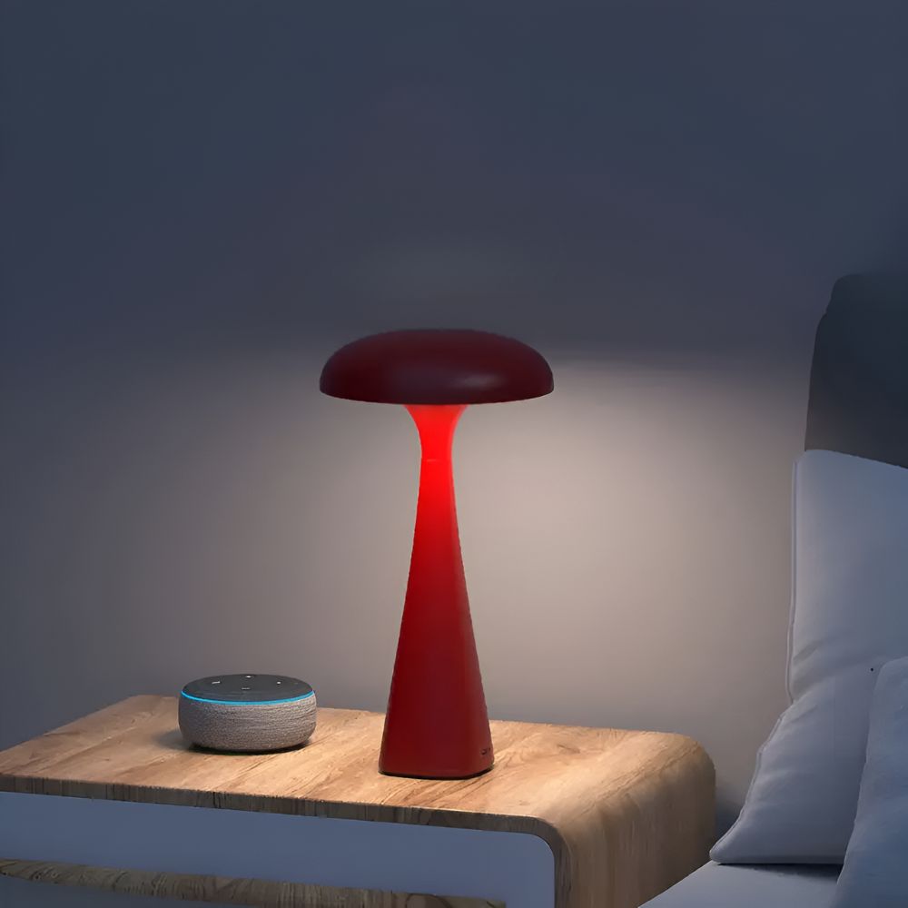 Jellyfish-Shaped Portable Desk Lamp with Adjustable Light