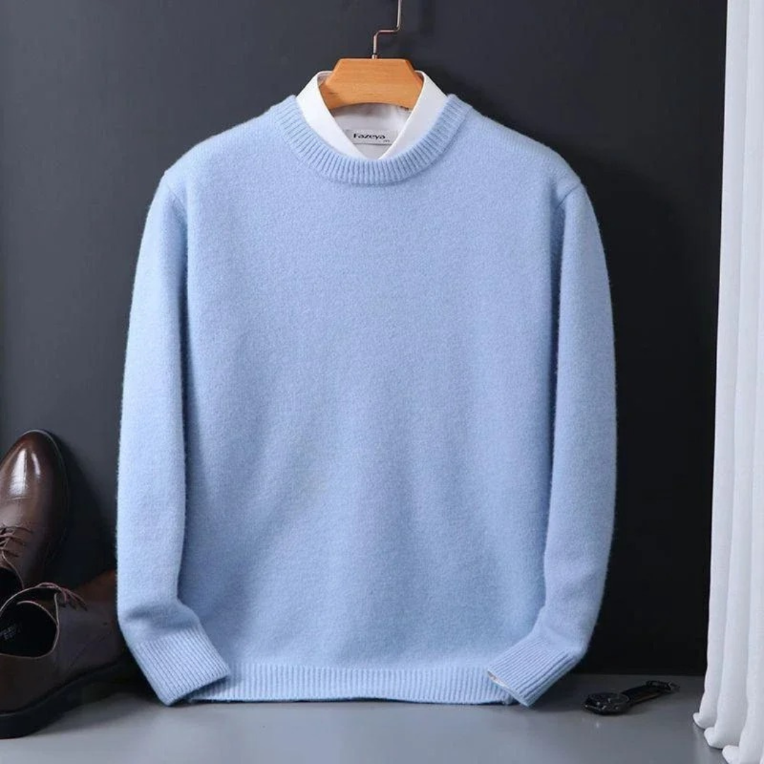Thierry | Round Neck Wool Sweater