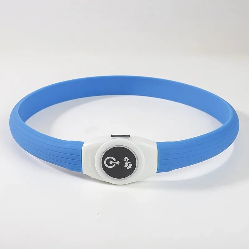 LED Waterproof Dog Collar with Rechargeable Lights