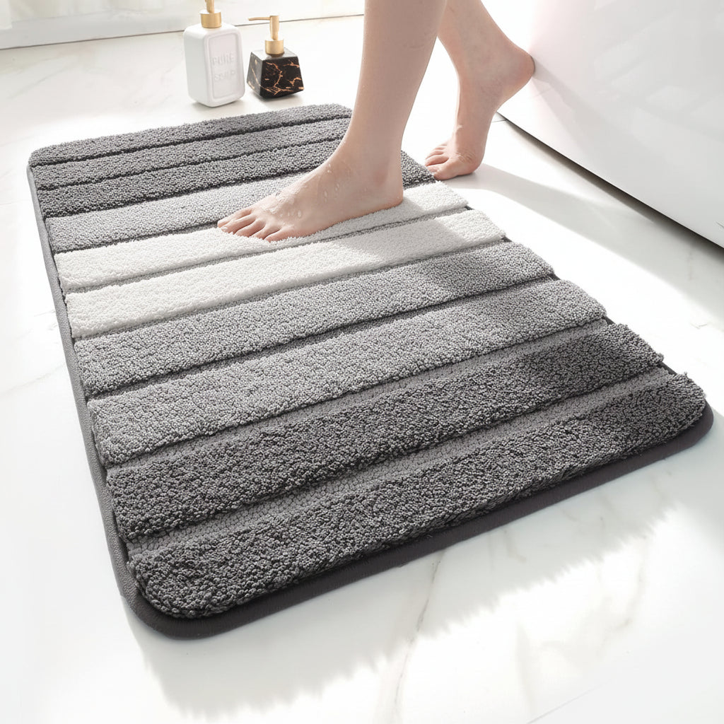 Ultra Absorbent Non-Slip Microfiber Bath Mat