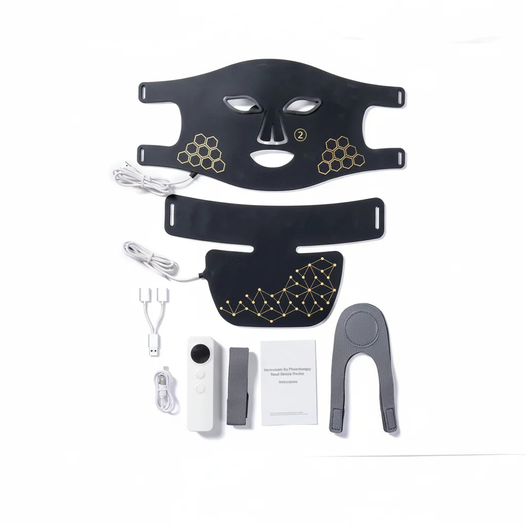 Rechargeable Red Light Therapy Mask for Skin Rejuvenation