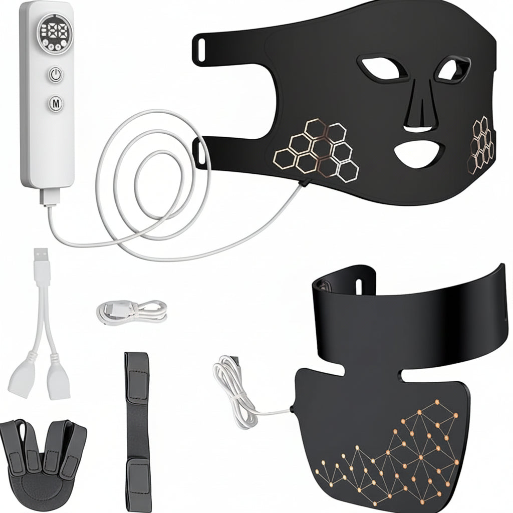Rechargeable Red Light Therapy Mask for Skin Rejuvenation