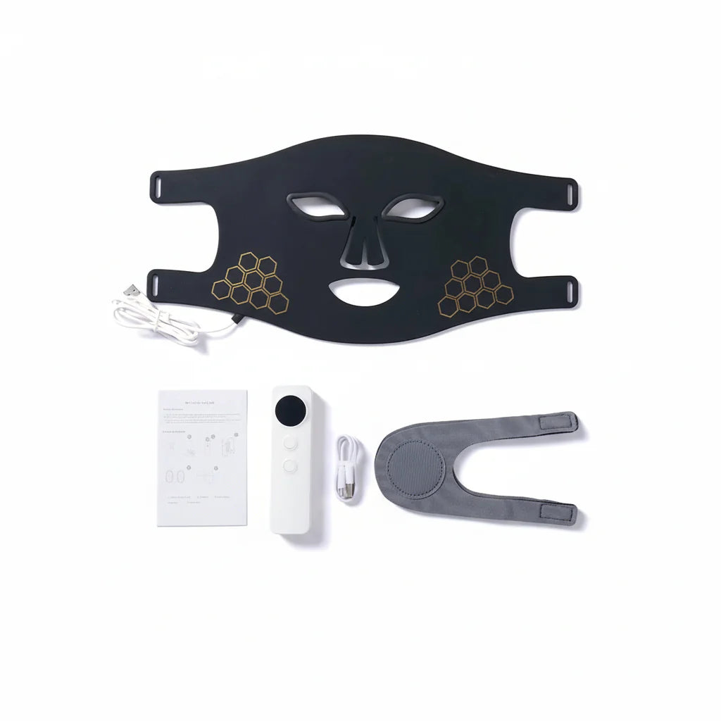 Rechargeable Red Light Therapy Mask for Skin Rejuvenation