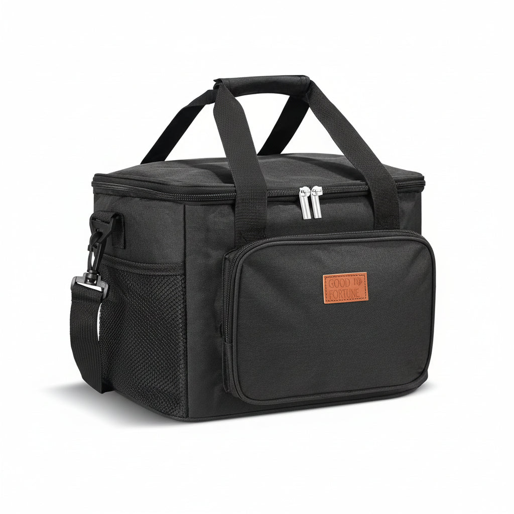 Large Capacity Double Layer Cooler Tote Lunch Bag