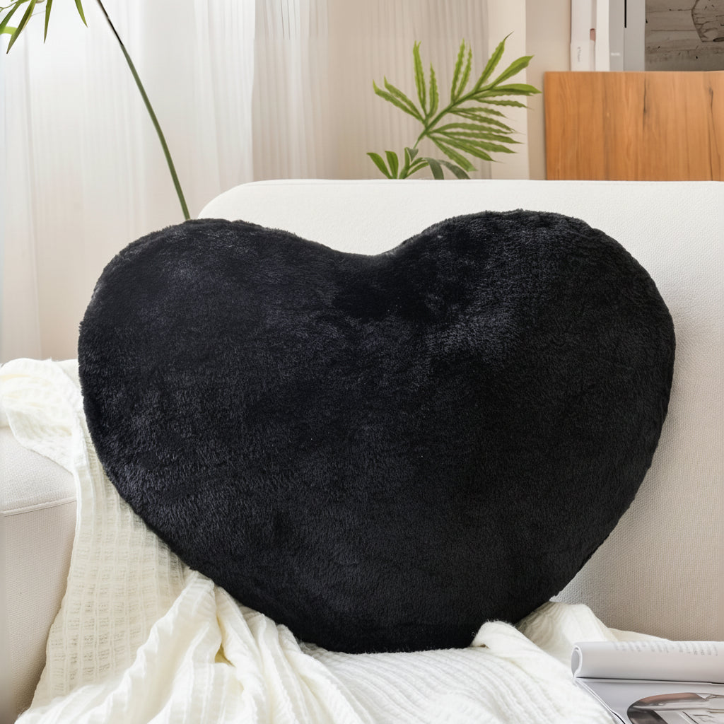 Soft Pink Heart Shaped Plush Pillow for Valentine’s Day Gift