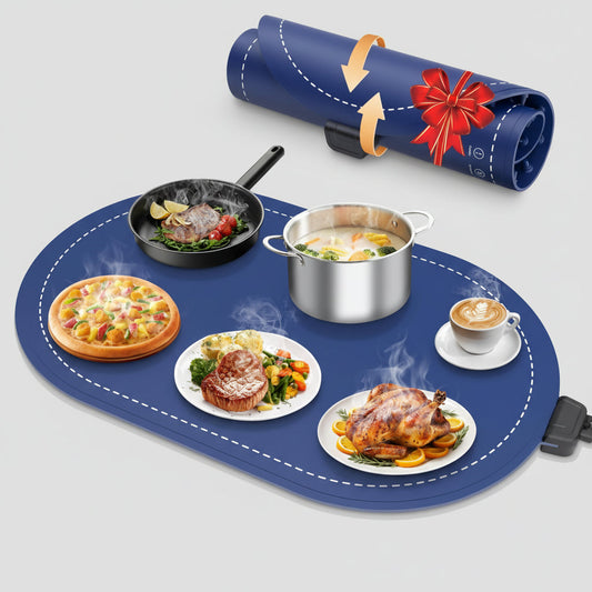 Electric Food Warming Mat with Adjustable Temperature Timer