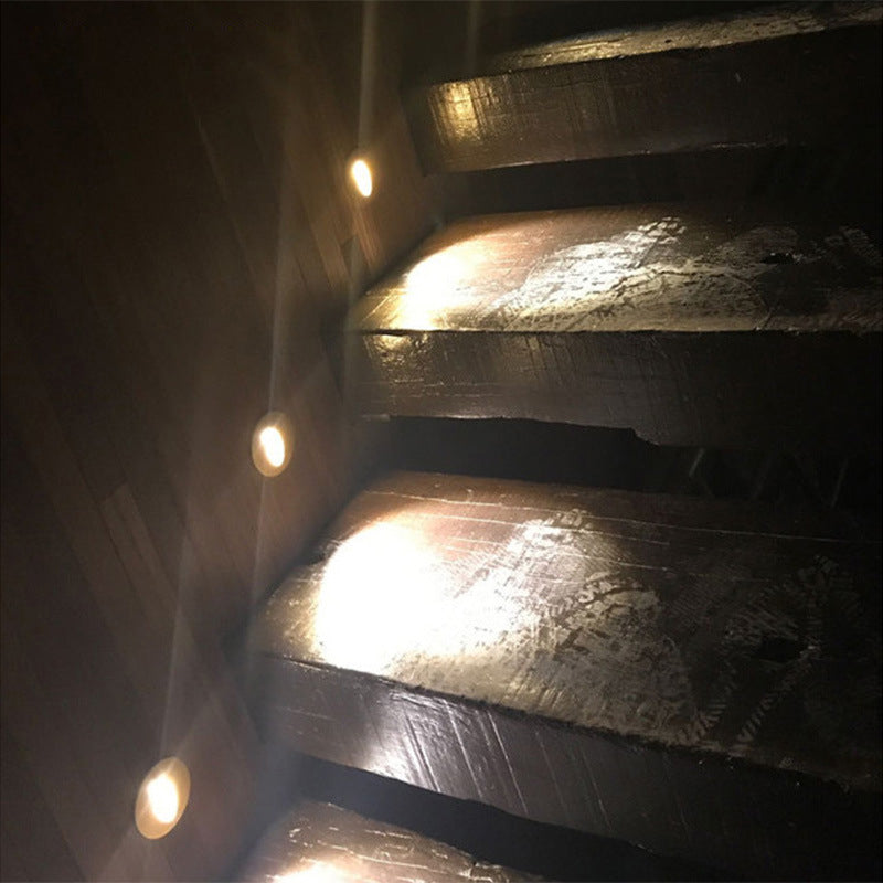 Art Deco Round Aluminum Waterproof LED Wall Light for Hallways