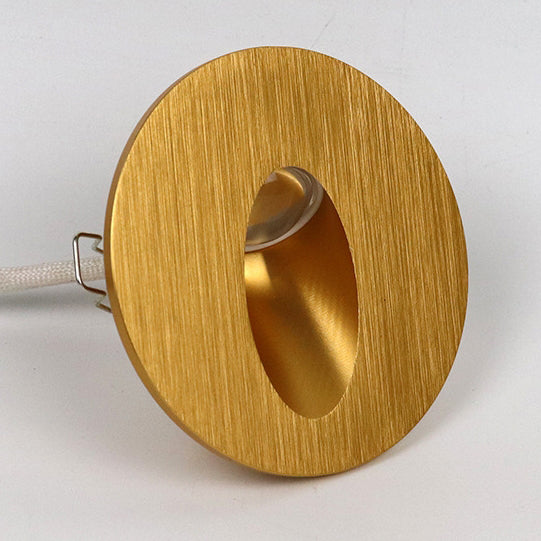 Art Deco Round Aluminum Waterproof LED Wall Light for Hallways