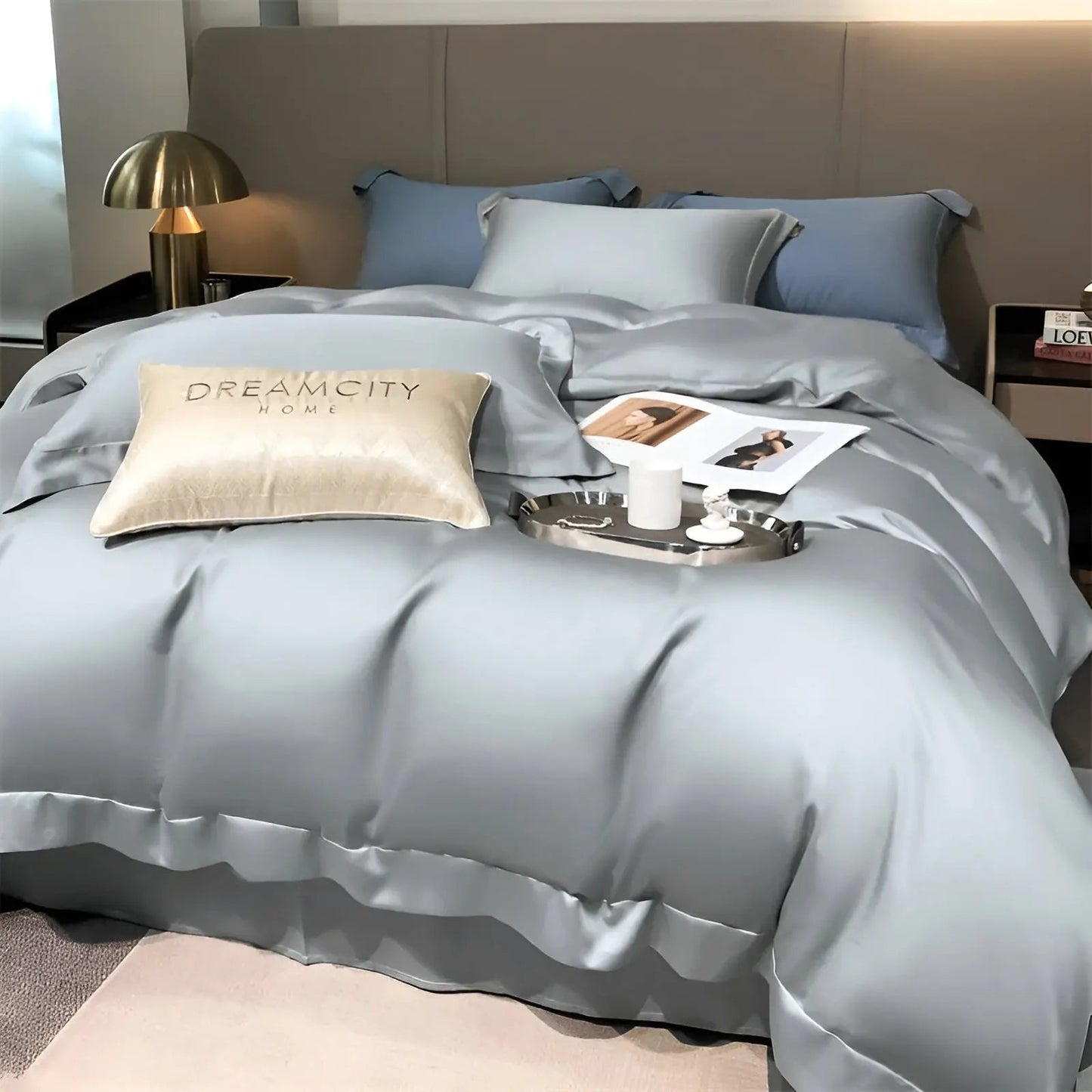 Luxury Bamboo Bedding Set - Silky Soft, Temperature Regulating Duvet Cover and Pillowcases