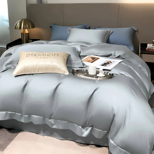 Luxury Bamboo Bedding Set - Silky Soft, Temperature Regulating Duvet Cover and Pillowcases