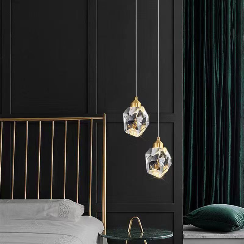Luxury Crystal Iron LED Pendant Light