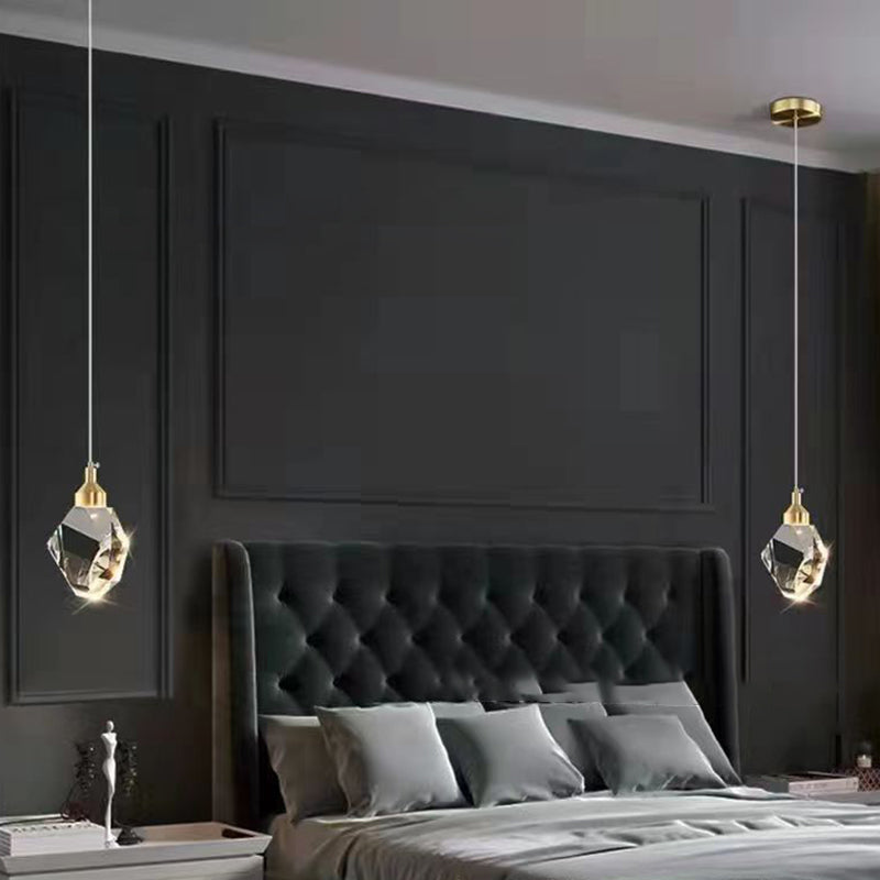 Luxury Crystal Iron LED Pendant Light