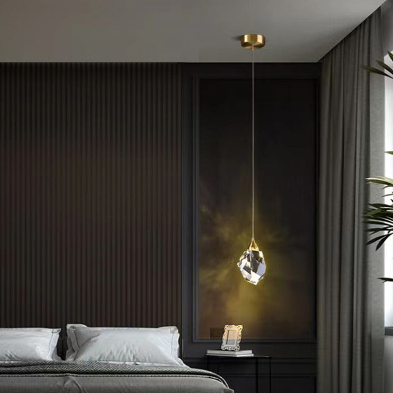 Luxury Crystal Iron LED Pendant Light