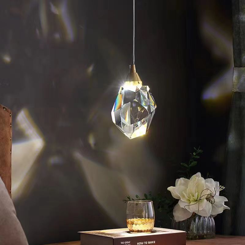 Luxury Crystal Iron LED Pendant Light