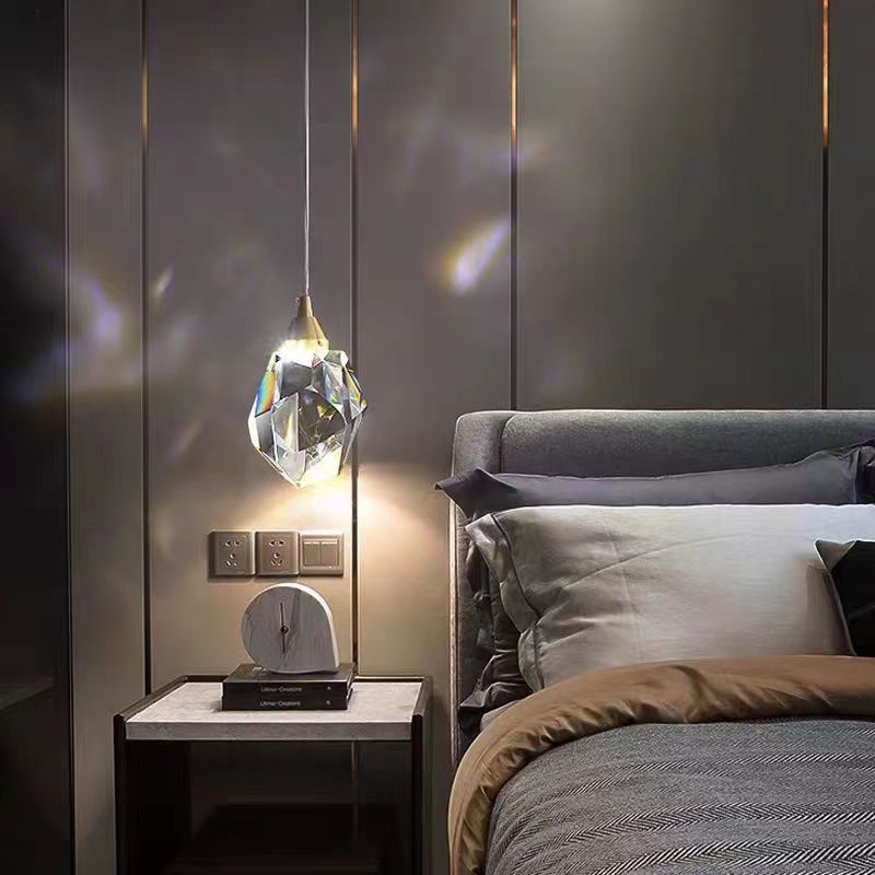 Luxury Crystal Iron LED Pendant Light