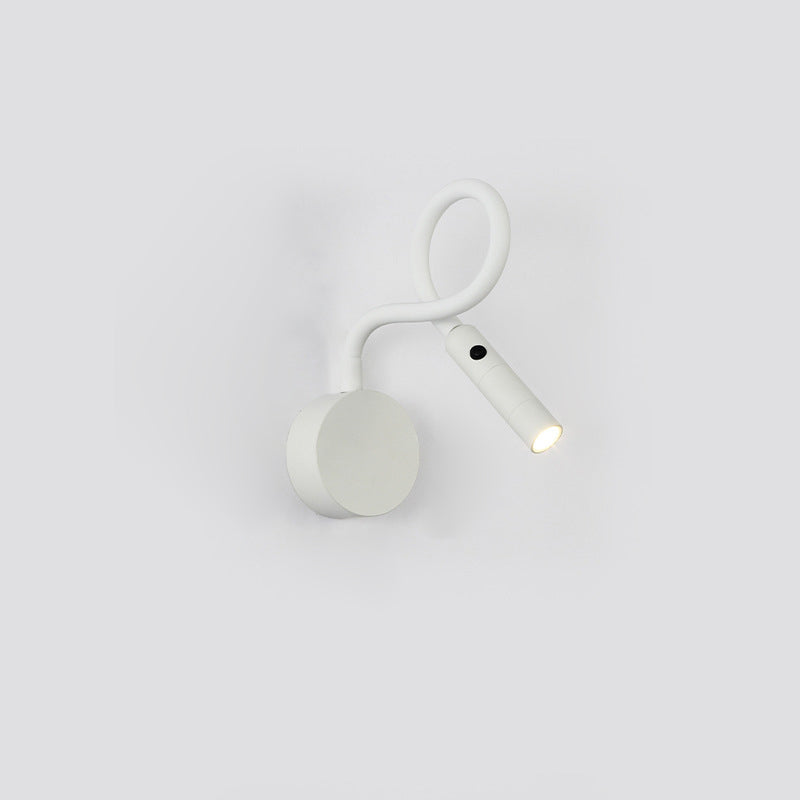Modern Minimalist Iron LED Wall Sconce Reading Lamp