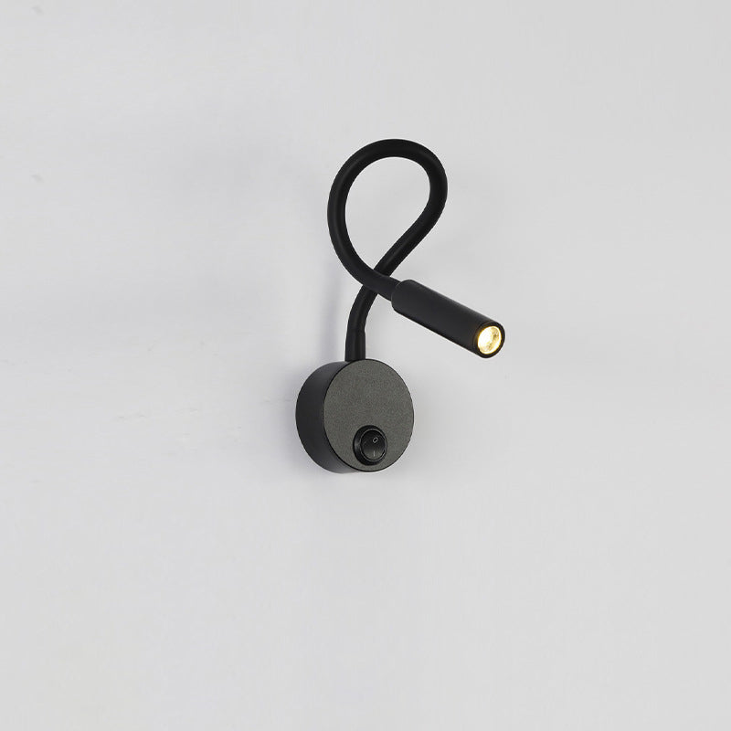 Modern Minimalist Iron LED Wall Sconce Reading Lamp