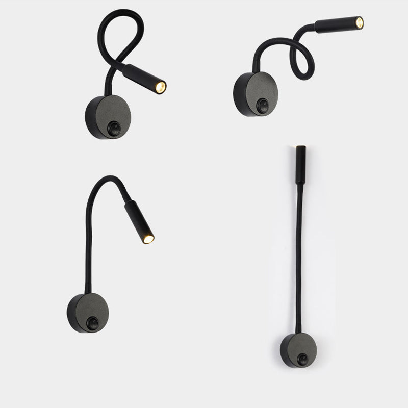 Modern Minimalist Iron LED Wall Sconce Reading Lamp
