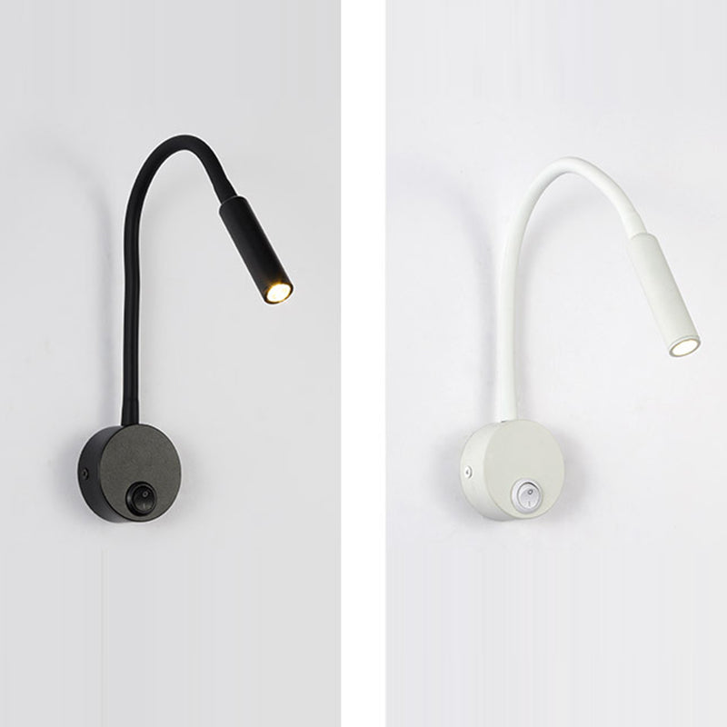 Modern Minimalist Iron LED Wall Sconce Reading Lamp